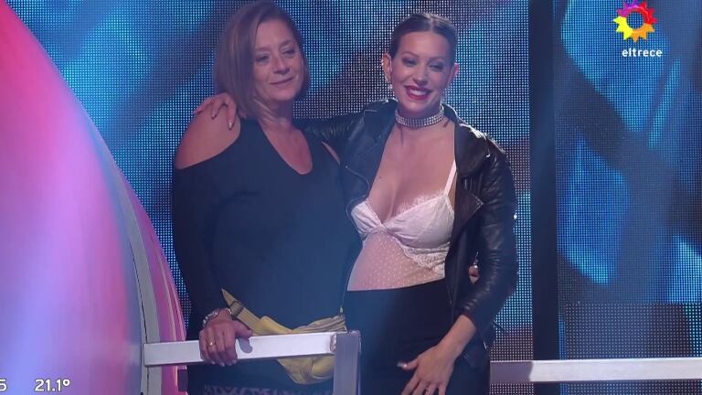 Noelia Marzol presentó a su mamá en Bienvenidos a bordo: "Somos piel y uña"