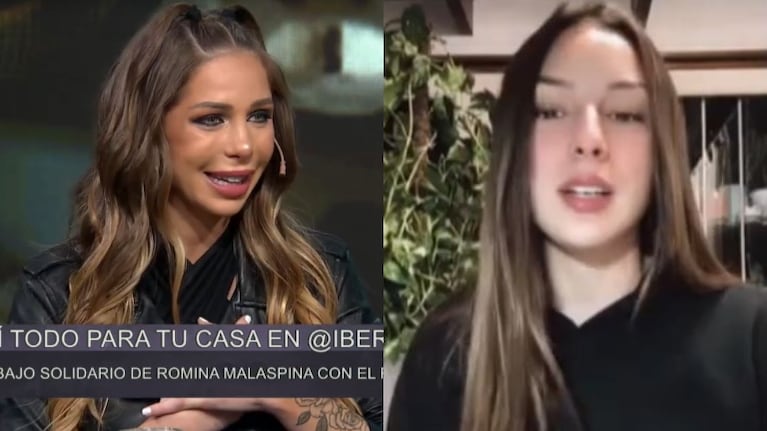 El llanto de Romina Malaspina al ver un video de su hermana: "Ella es mi debilidad"