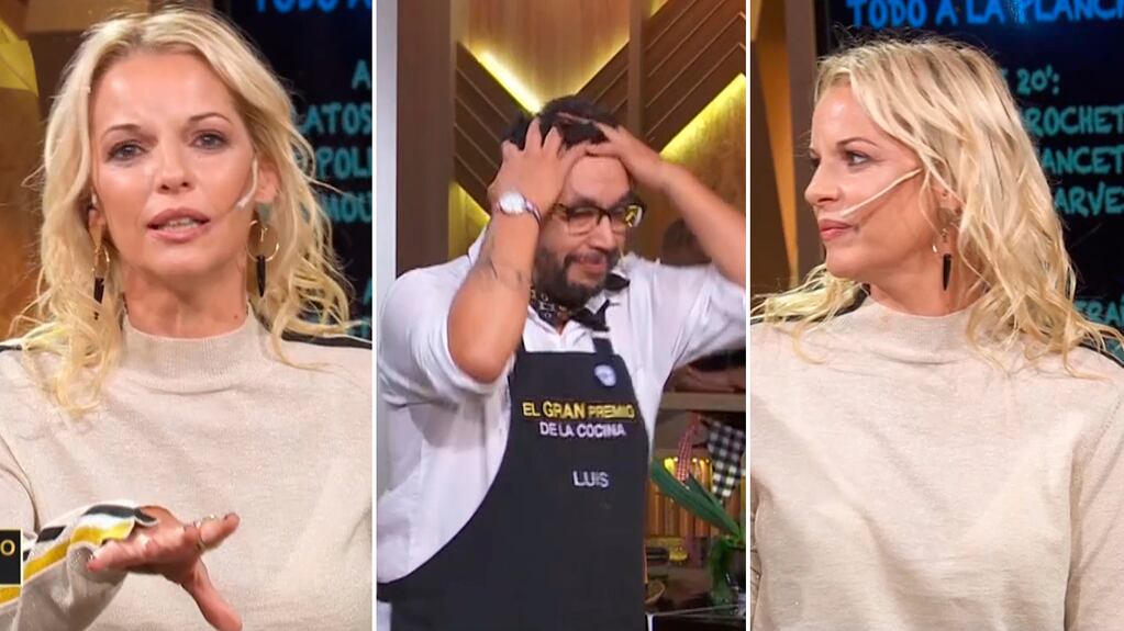 Carina Zampini se enojó con Luis en El gran premio de la cocina: “Tengo que resolver esta situación”