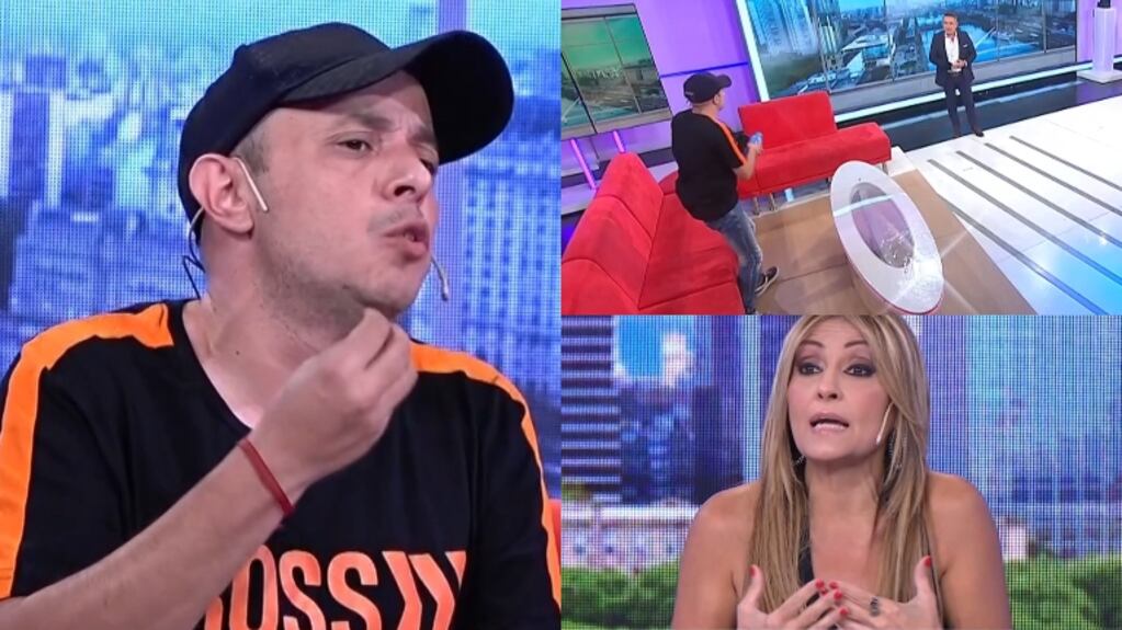 El Dipy se fue en vivo del programa de Fantino: "Me molesta que no me dejen hablar"