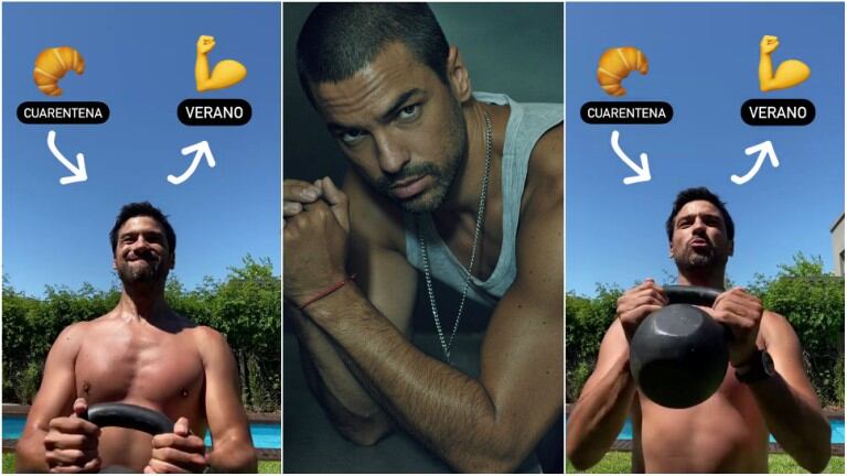 Chino Leunis se mostró entrenando para el verano: su fuerte rutina de entrenamiento
