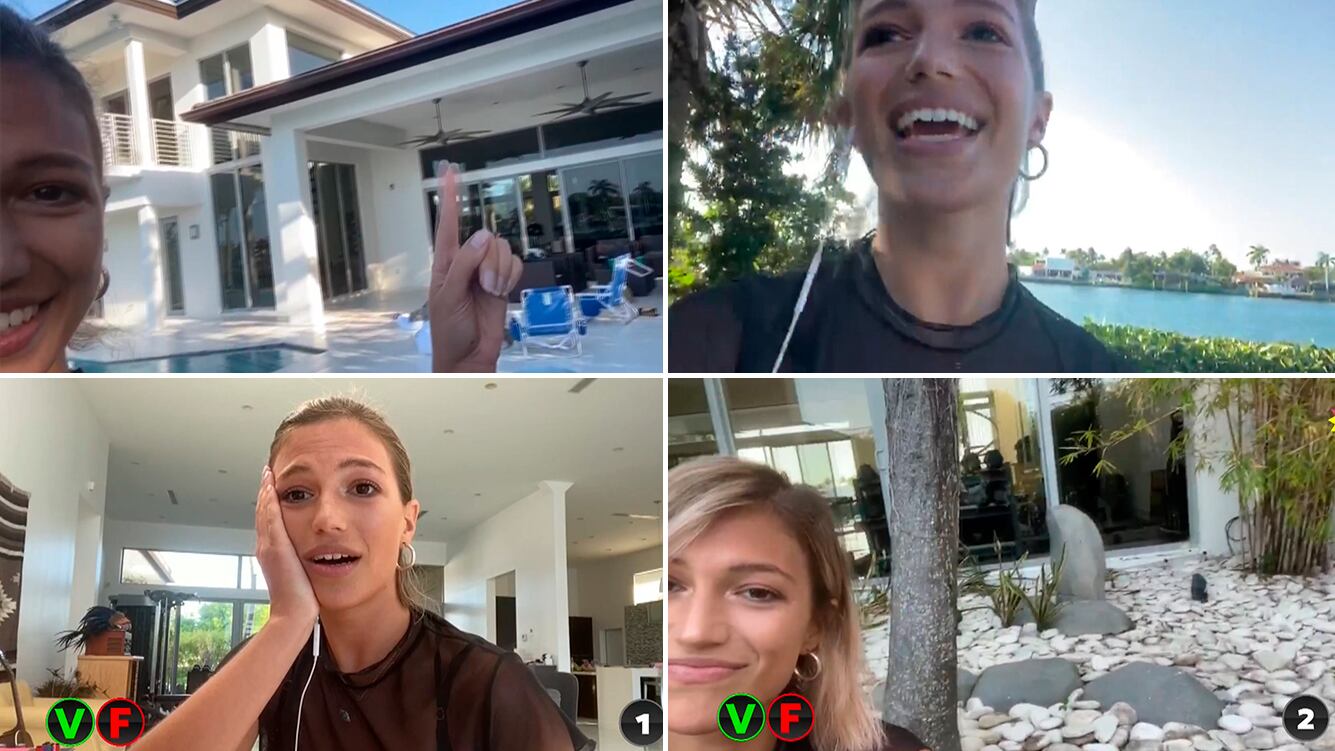 Stefi Roitman mostró la increíble casa en la que hace la cuarentena en Miami con Ricky Montaner