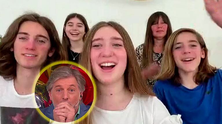 La emoción de Horacio Cabak por el "zoompleaños" en vivo con su familia: “Me hacen feliz todos los días”