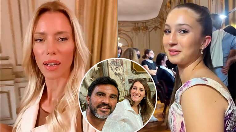 La emoción de Nicole Neumann ante el primer desfile de su hija Indiana