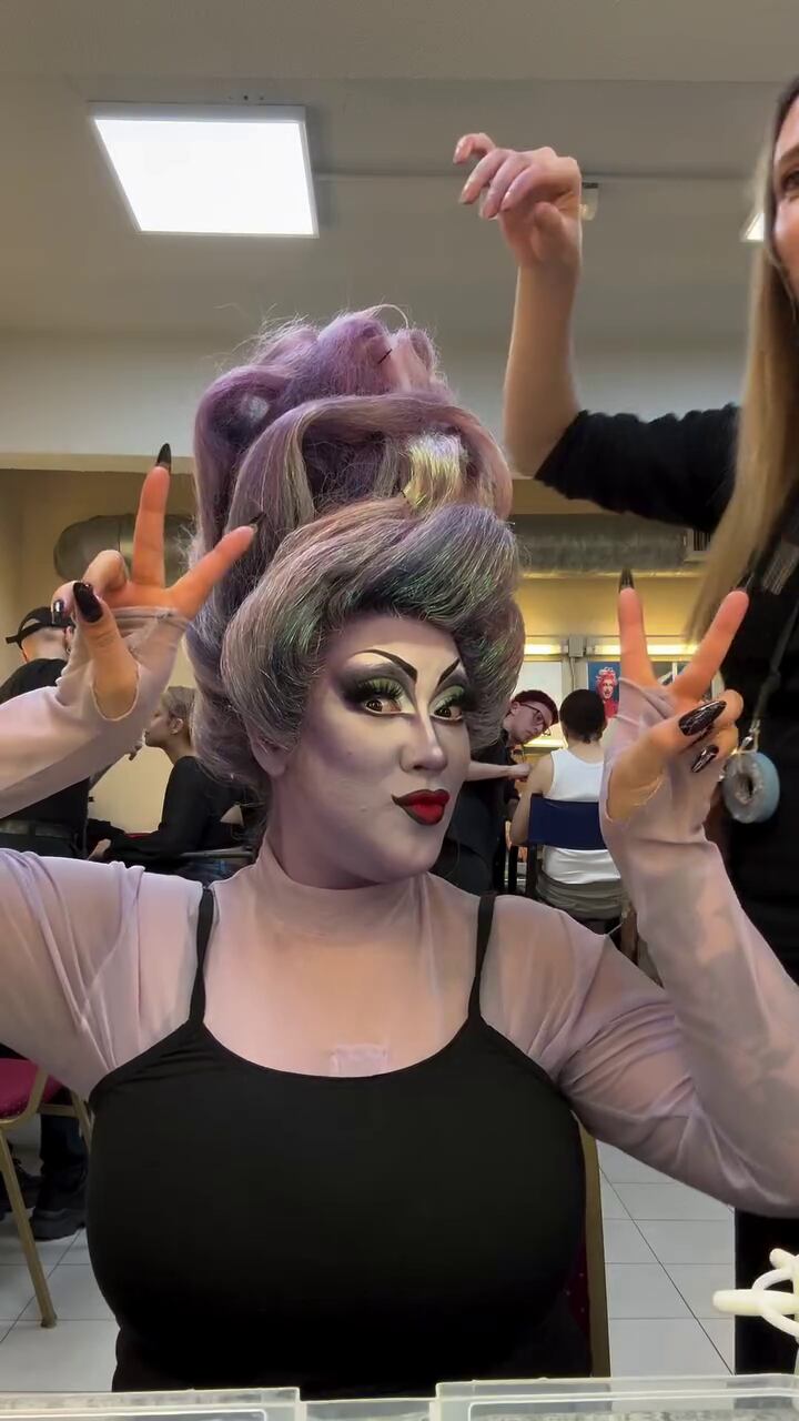 Evelyn Botto y su transformación en Úrsula para La Sirenita.