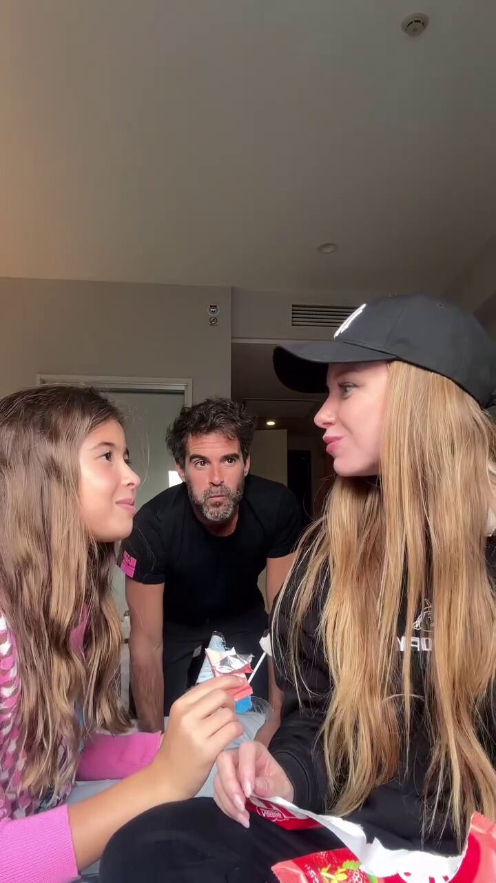 Rocío Pardo con Nicolás Cabré y Rufina