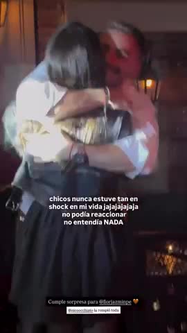 El cumple sorpresa de Flor Jazmín Peña organizado por Nicolás Occhiato