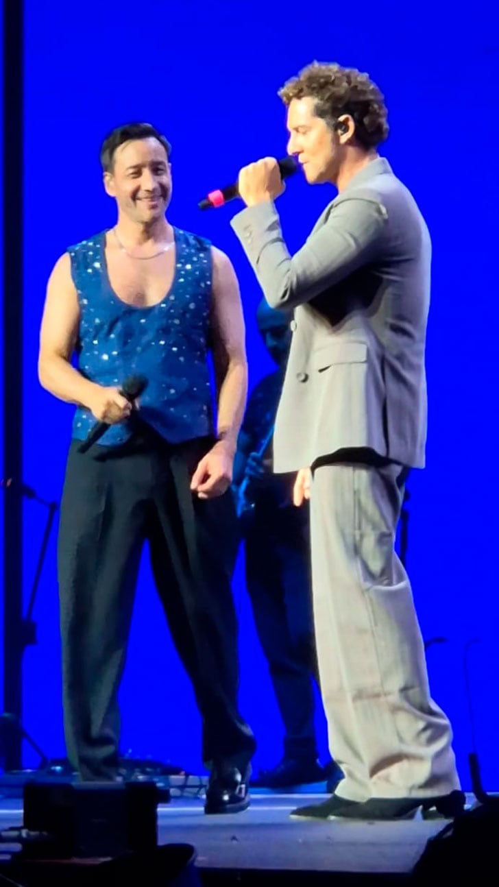Luciano Pereyra cantó con David Bisbal en el Movistar Arena: "Te sigo amando"