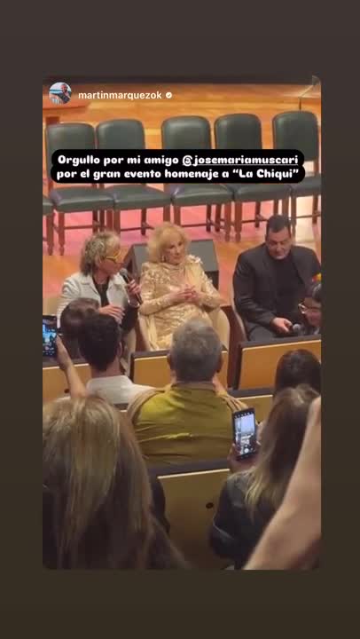 Mirtha Legrand agradeció el homenaje de José María Muscari