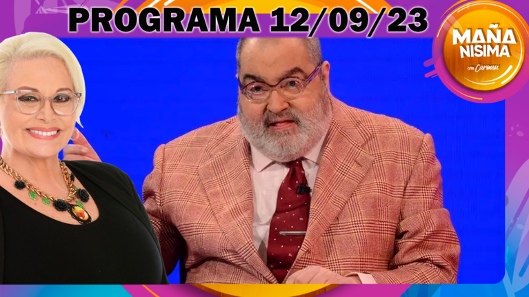 Mañanísima - Programa completo 12/09/23 -JORGE LANATA, OTRA VEZ INTERNADO