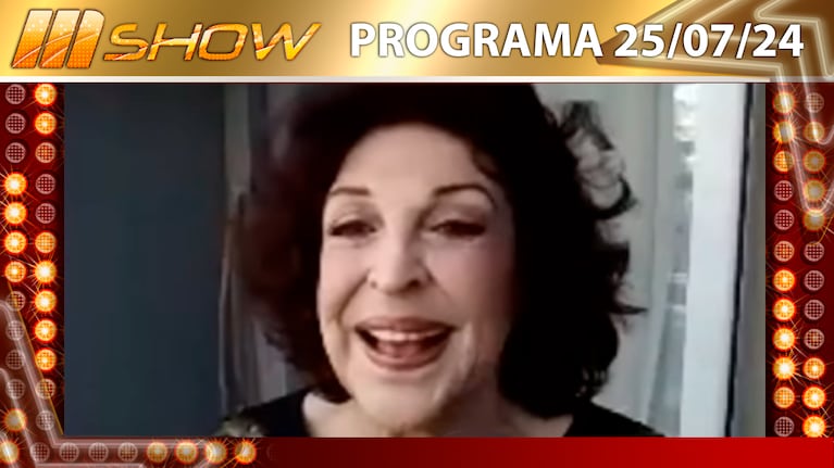 MSHOW - Programa del 25/07/24 - A SOLAS CON GABRIELA ACHER Y SU UNIPERSONAL DONDE SE RÍE DEL PASO DEL TIEMPO