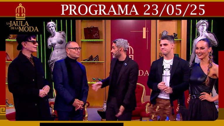 LA JAULA DE LA MODA - Programa 23/05/25- INVITADOS: SILVINA SCHEFFLER Y ALEXIS “CONEJO” QUIROGA