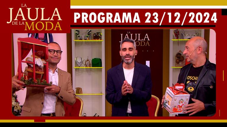 LA JAULA DE LA MODA - Programa del 23/12/24 - INVITADOS: KARINA JELINEK, LOLA BEZERRA, VIRGINIA ELIZALDE