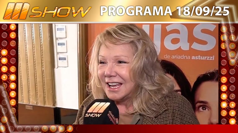MSHOW - Programa del 18/09/25 Solita Silveyra fue a ver la obra “Las hijas”