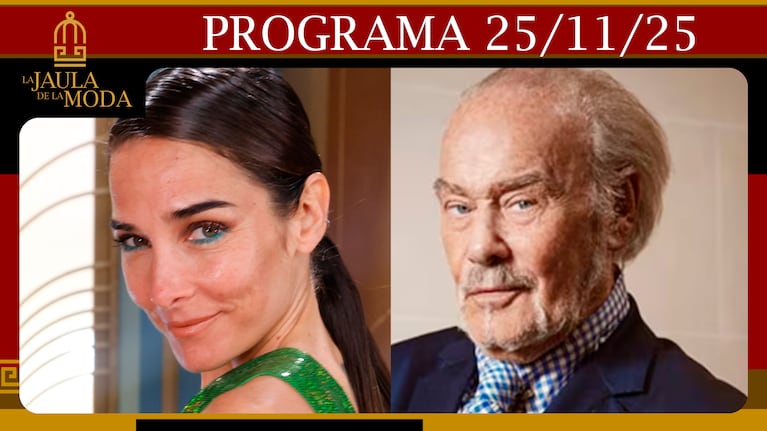 LA JAULA DE LA MODA - Programa del 25/11/25 CHAU GINO BOGANI, JUANA VIALE BUSCA DISEÑADOR