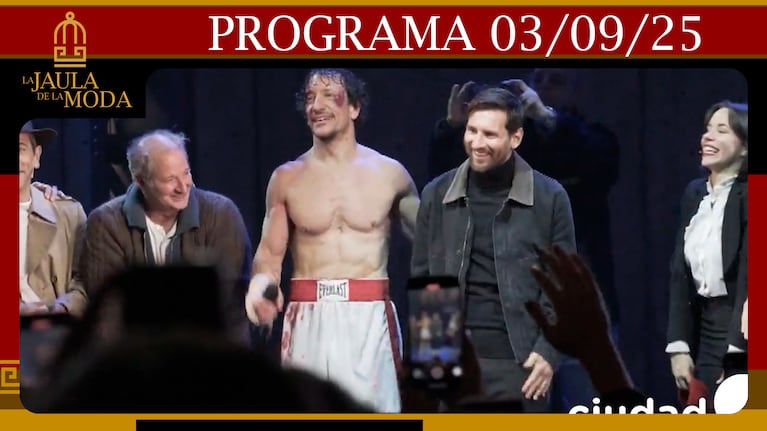 LA JAULA DE LA MODA - Programa 03/09/25 EL LOOK DE MESSI PARA VER A NICO VÁZQUEZ