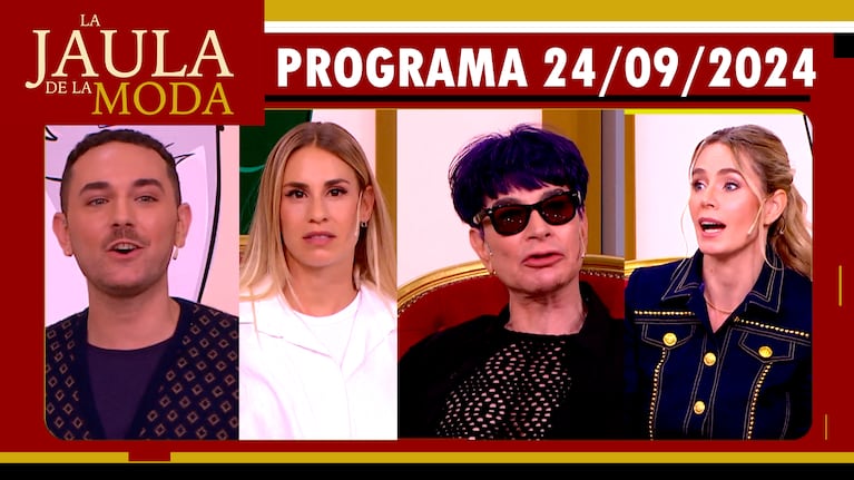 LA JAULA DE LA MODA - Programa 24/09/24 - JULI PUENTE, ROCIO VIVAS, PONT LEDESMA y JOAQUIN PATIES
