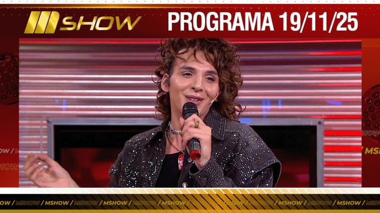 MSHOW - Programa del 19/11/25 JORGE REY, CANTÓ “TAL VEZ” Y “CULE VELE PALA”