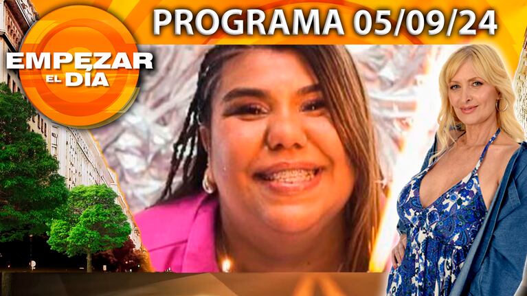 Empezar el día - Programa del 05/09/24 - CAMILOTA, ELIMINADA DE CDP, NO BAJA LOS BRAZOS