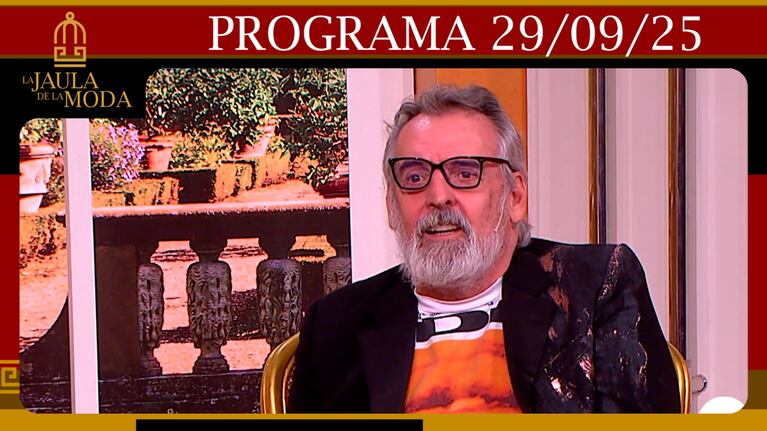 La Jaula de la moda - Programa del 29/09/25 BENITO FENÁNDEZ DE NEW YORK A LA JAULA