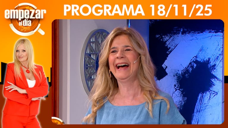 Empezar el día - Programa del 18/11/25 MERCEDES NINCI ARRINCONÓ A YUYITO CON PREGUNTAS