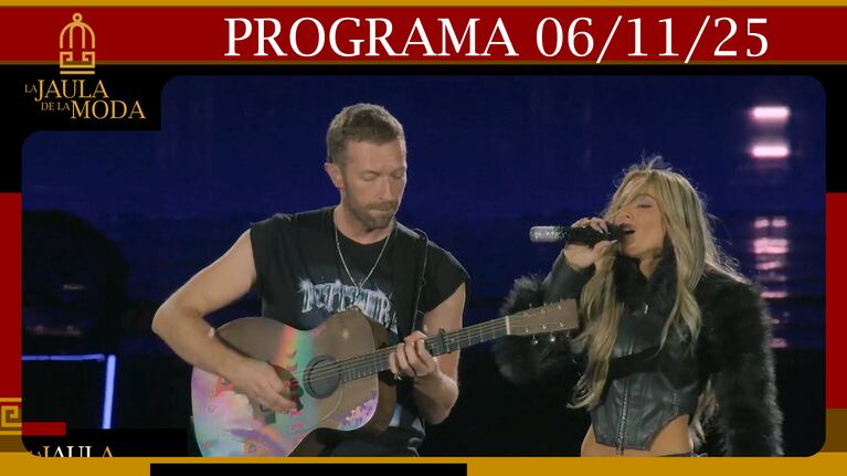 LA JAULA DE LA MODA - Programa del 06/11/25 LOS LOOKS DE CHRIS MARTIN Y TINI EN FUTTURA