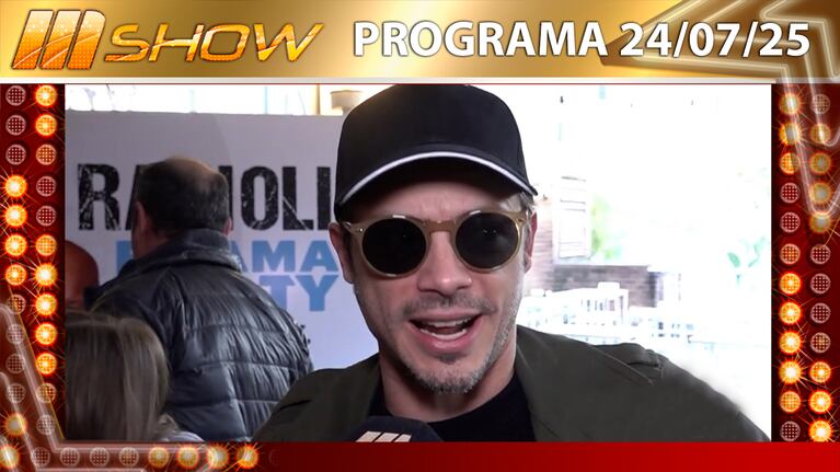 MSHOW - Programa del 24/07/25 - TOMÁS FONZI REFLEXIONA SOBRE EL GRAN TEATRO QUE HAY EN ARGENTINA