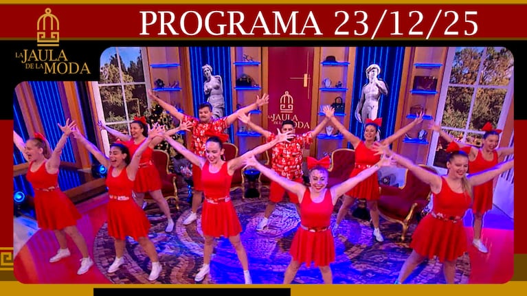 LA JAULA DE LA MODA - Programa del 23/12/25 EL ESPÍRITU NAVIDEÑO LLEGÓ A LA JAULA