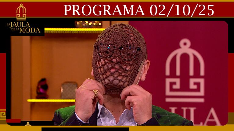 LA JAULA DE LA MODA - Programa del 02/10/25 EL ACCESORIO DEL VERANO SE APODERÓ DE FABIÁN MEDINA FLORES