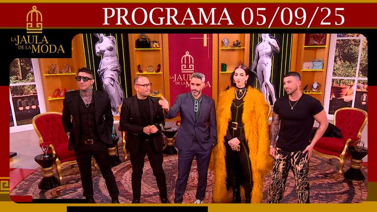 LA JAULA DE LA MODA - Programa del 05/09/25 INVITADOS: MIUKA, FERNANDO GONCALVES Y GIULANO VASCHETTO