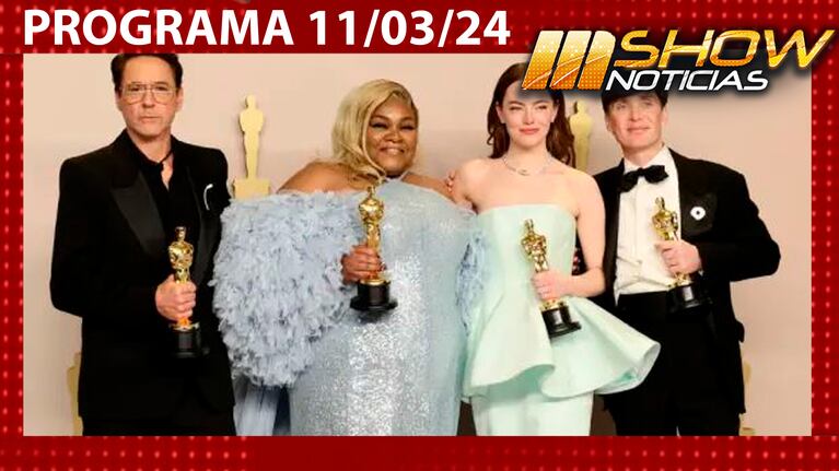 MSHOW - Programa del  del 11/03/24 - TODOS LOS GANADORES DE PREMIOS OSCAR 2024