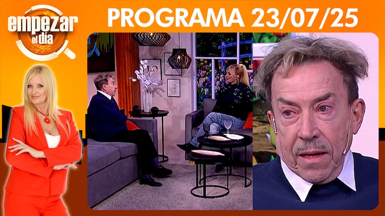 Empezar el día - Programa del 23/07/25 - ANÍBAL PACHANO EN EL LIVING DE YUYITO
