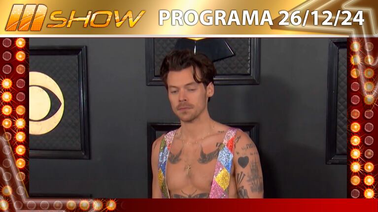 MSHOW - Programa del 26/12/24 - HARRYS STYLES COMPARTE SU DIETA Y ESTILO DE ENTRENAMIENTO