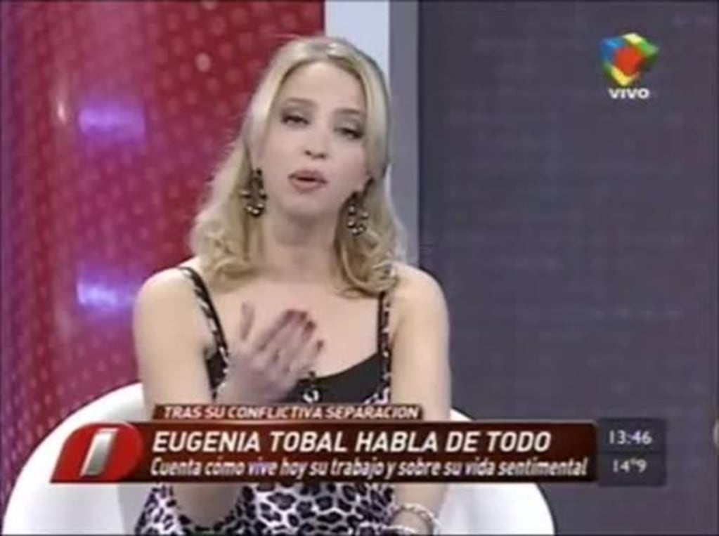 Eugenia Tobal ¿y un palito a Cabré?: “Mi perro es fiel, no me miente ni me engaña”