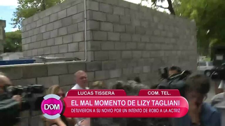 La palabra del novio de Lizy Tagliani luego de pasar la noche en la comisaría