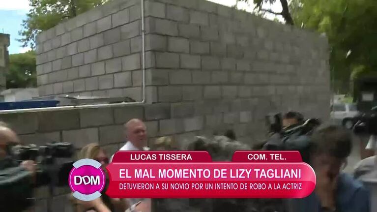 La palabra del novio de Lizy Tagliani luego de pasar la noche en la comisaría
