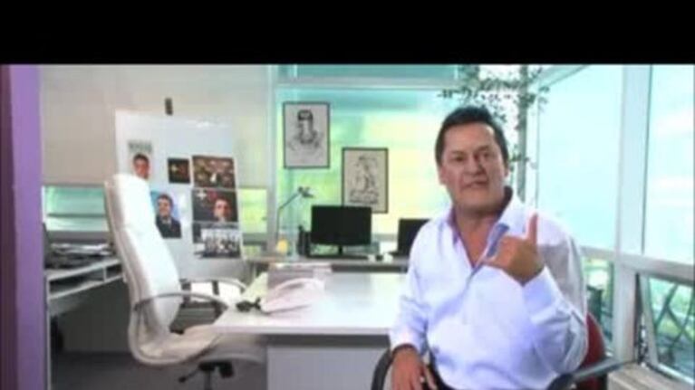 Marcelo Tinelli presentó en YouTube "los nuevos spots" de Sergio Massa