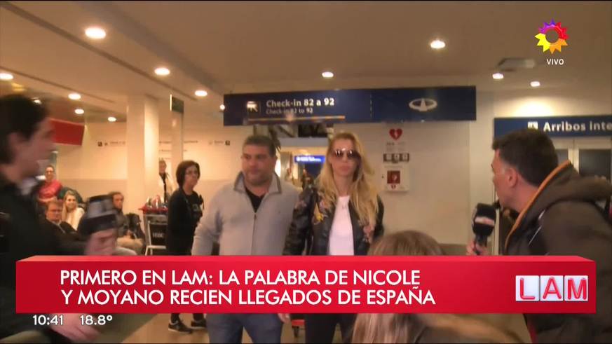 Nicole Neumann, picante con Fabián Cubero