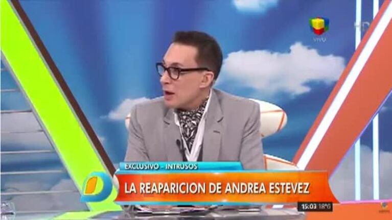 Andrea Estévez contó en Intrusos que está separada de Maravilla Martínez