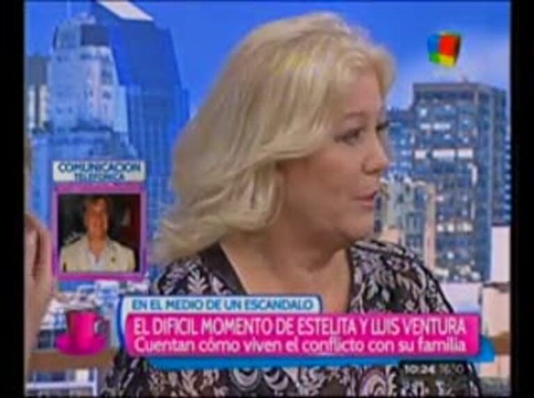 Y un día Estelita se cansó: le "puso los puntos" a Ventura en vivo