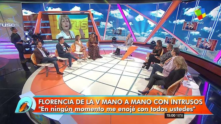 ¡Escándalo en Intrusos con Flor de la Ve! Tremendo cruce con Marina Calabró y Adrián Pallares, que casi se va del estudio: "¡Traen un invitado que nos escupe en la jeta!"