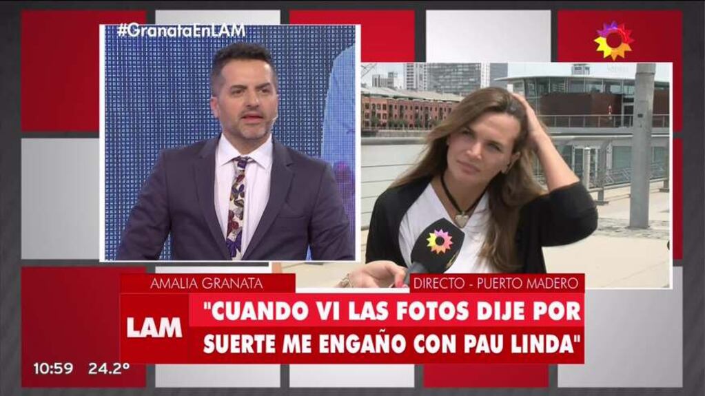 El lapidario tweet de Luciana Salazar mientras Amalia Granata daba un móvil: "Qué necesidad hay de hablar de otra pareja, sos una resentida"