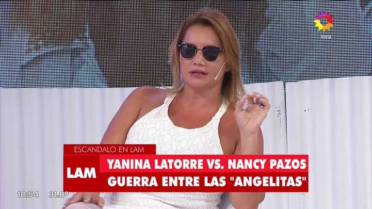 Nancy Pazos se fue del grupo de WhatsApp de LAM: el motivo