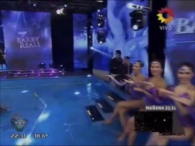 El emotivo aquadance de Campi en Bailando 2015