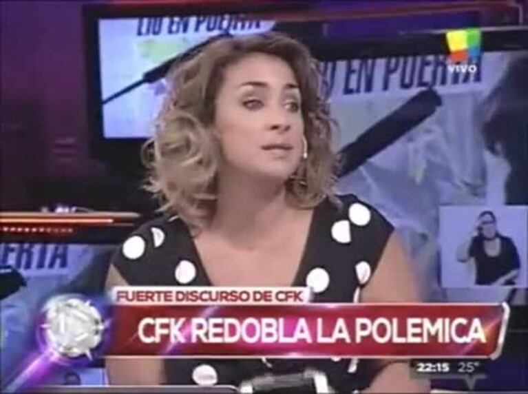 María Julia Oliván, angustiada y al borde del llanto en Intratables por una fuerte discusión con Fernando Cerolini: "Vos me tendrías que pedir perdón"