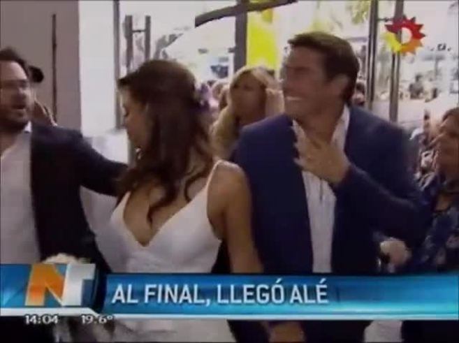 Matías Alé se casó por Civil con María del Mar Cuello Molar
