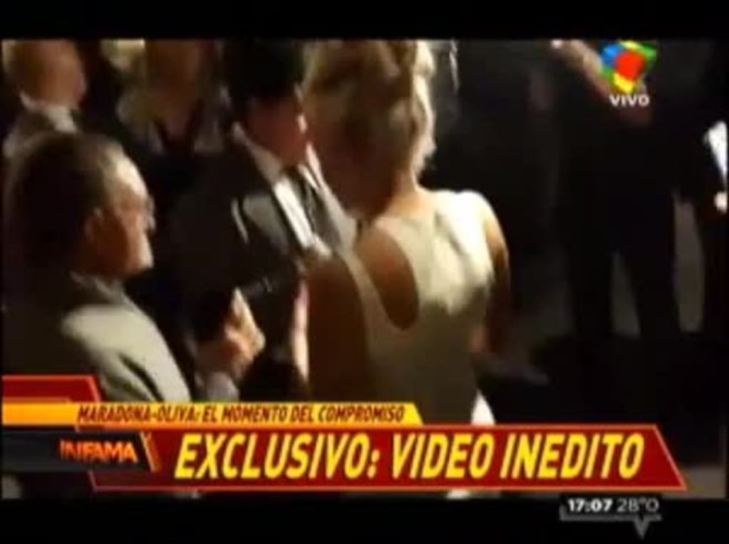 Mirá cómo fue el compromiso de Diego Maradona con Rocío Oliva