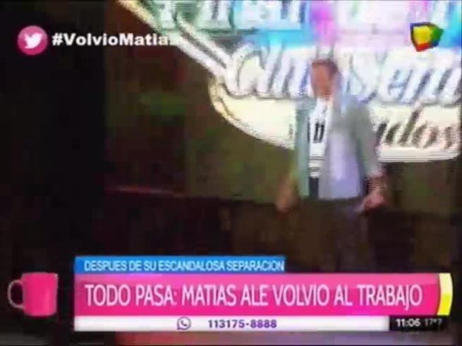 Matías Alé volvió al trabajo y habló en Desayuno Americano