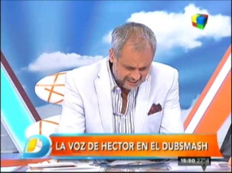 Jorge Rial reveló en Intrusos su divertido Dubsmash: el conductor imitó a... ¡Charango!