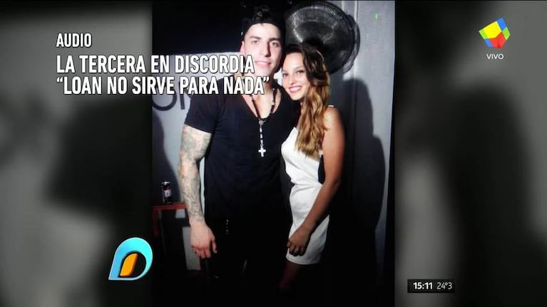 El audio de Belén Timpanaro, la supuesta tercera en discordia entre Charlotte Caniggia y Loan